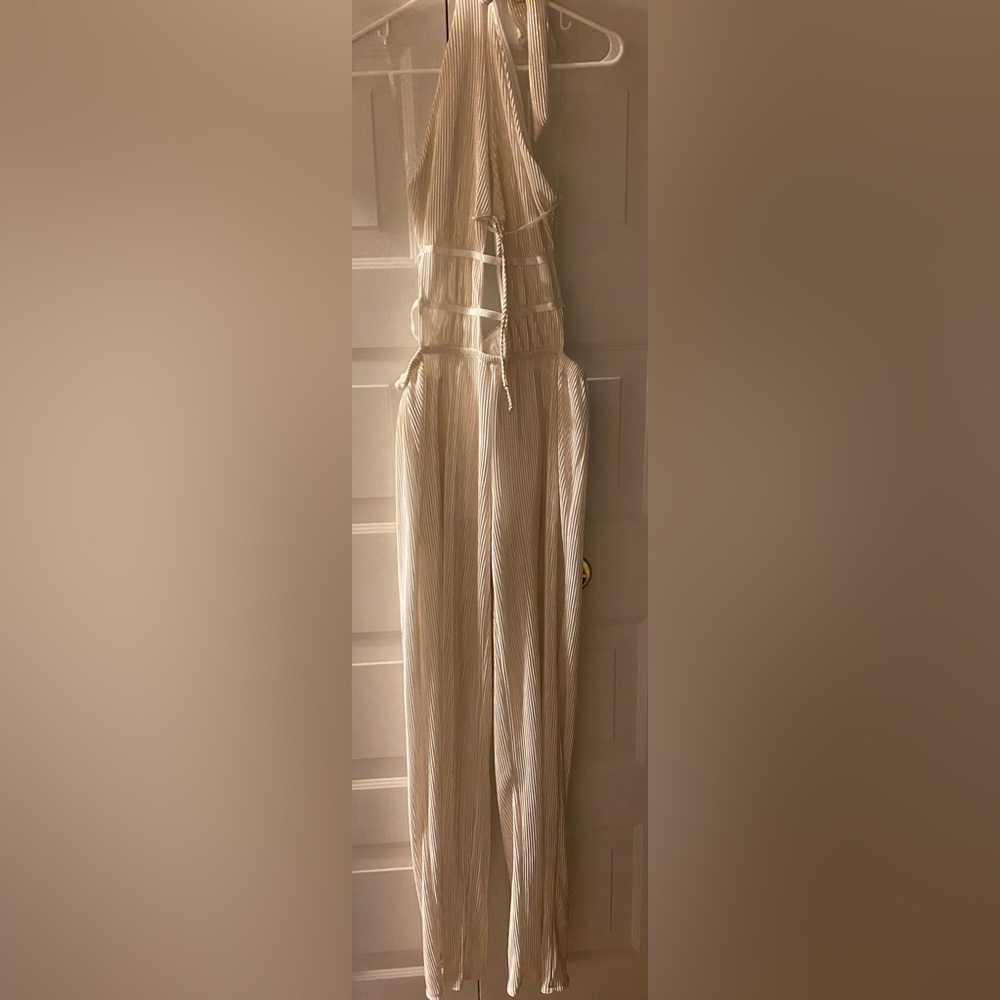 Elegant Cream Jumpsuit
